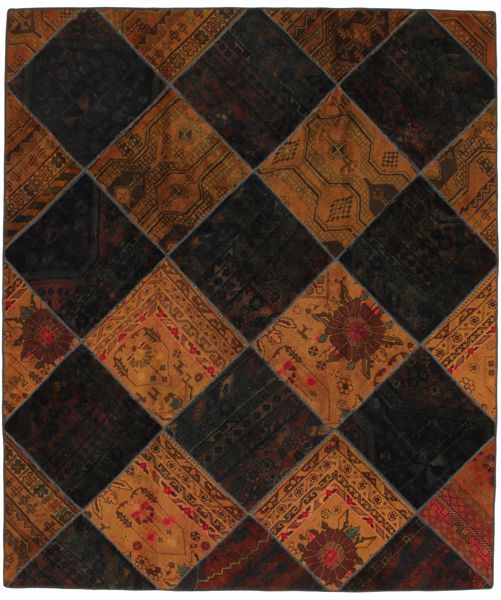 Patchwork Tapis Persan 243x205