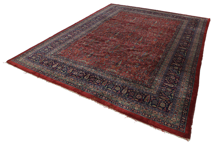 Tabriz - Antique Tapis Persan 357x276 - Image 2