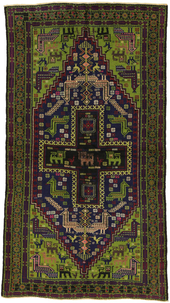 Beluch - Turkaman Perzisch Tapijt 190x105