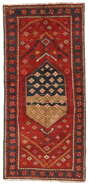 Gabbeh - old Tapis Persan 204x96