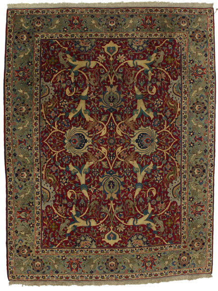 Tabriz - Antique Perzisch Tapijt 290x220