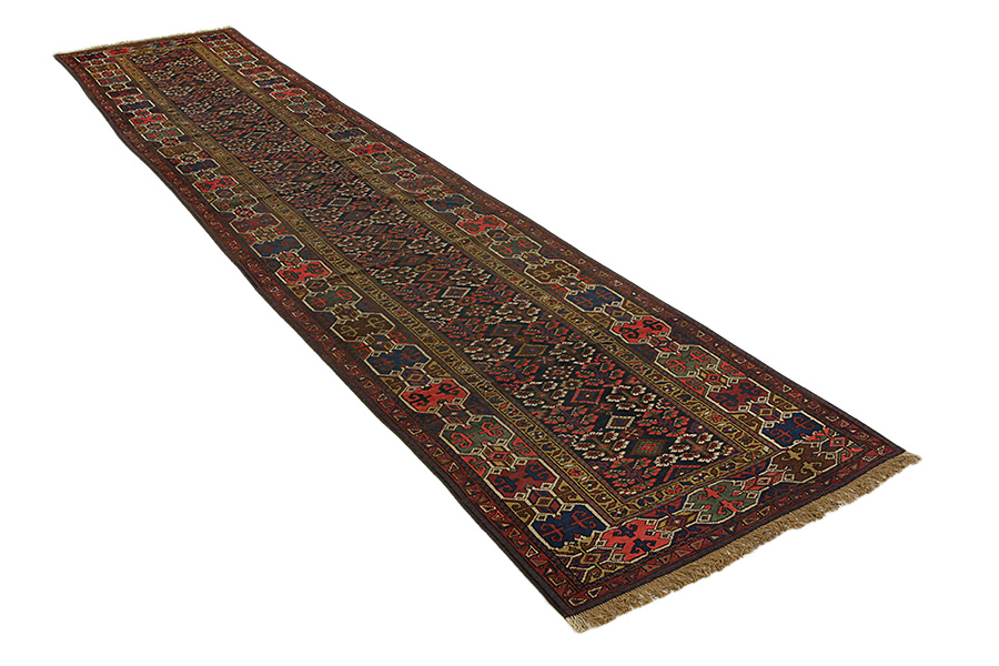 Bidjar - Antique Perzisch Tapijt 510x107 - Afbeelding 1