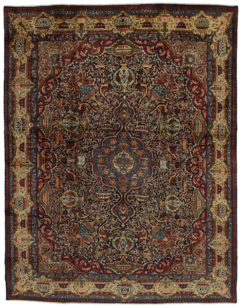 Kashmar - old Tapis Persan 392x292