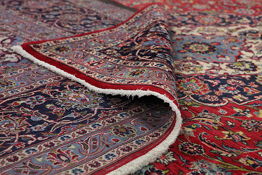 Kashan Tapis Persan 406x308 - Image 4