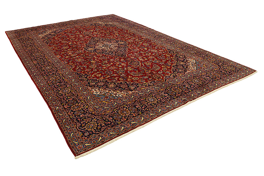 Kashan Tapis Persan 424x298 - Image 1