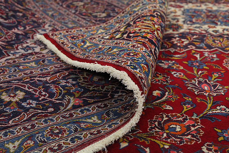 Kashan Tapis Persan 403x298 - Image 4