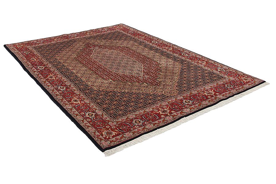 Senneh - Kurdi Tapis Persan 277x193 - Image 1