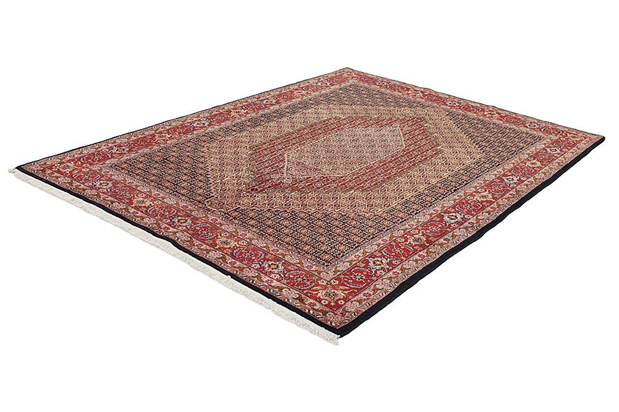 Senneh - Kurdi Tapis Persan 277x193 - Image 2