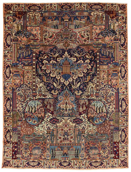 Kashmar - old Perzisch Tapijt 384x292