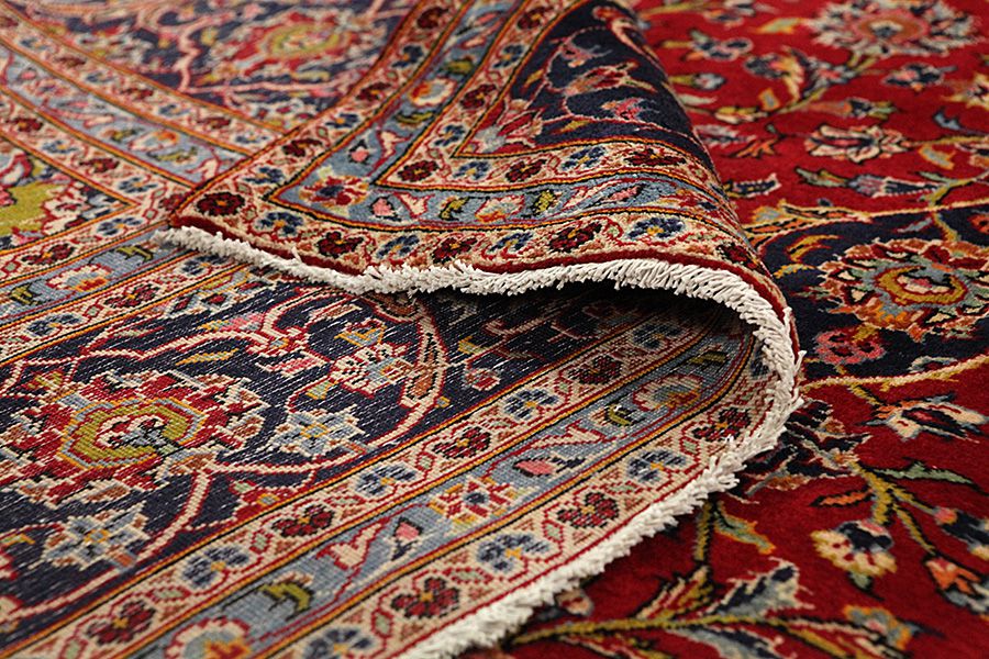 Kashan Perzisch Tapijt 388x290 - Afbeelding 4