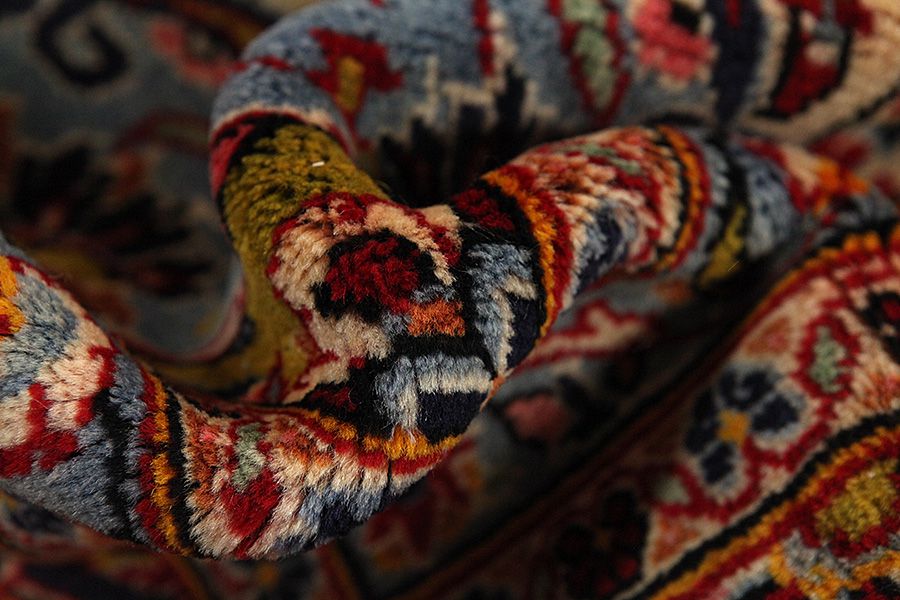 Kashan Perzisch Tapijt 388x290 - Afbeelding 6