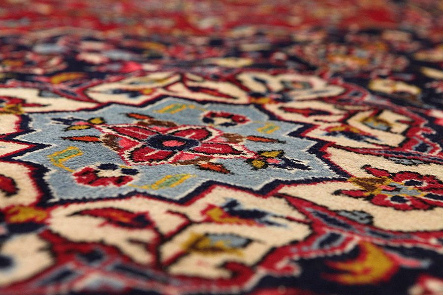 Kashan Tapis Persan 398x290 - Image 9