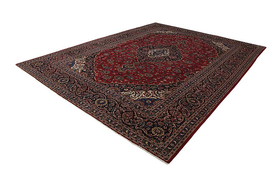 Kashan Perzisch Tapijt 392x300 - Afbeelding 2