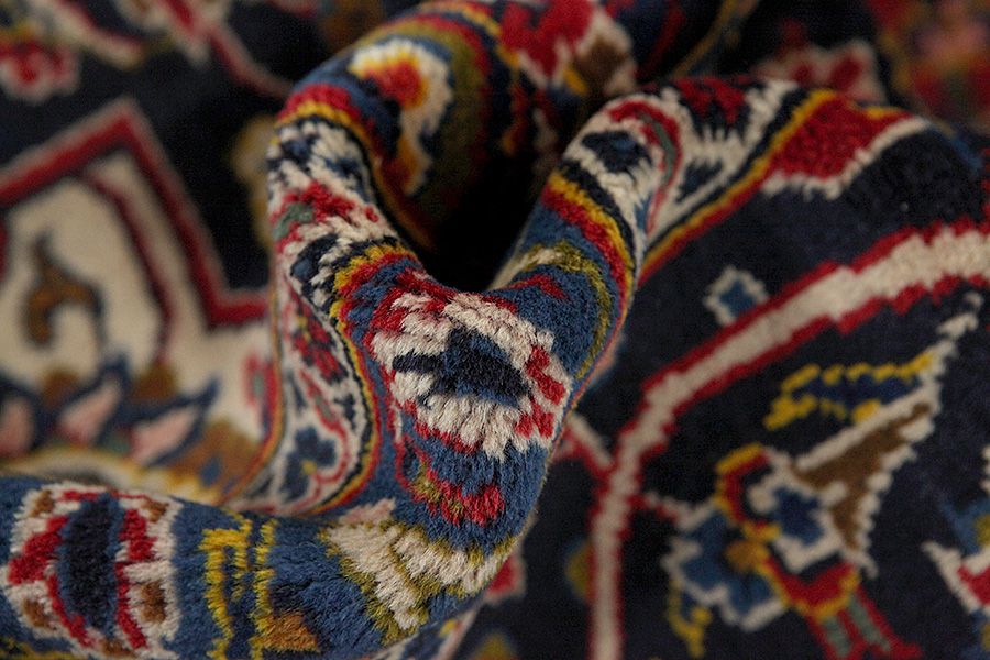 Kashan Perzisch Tapijt 392x300 - Afbeelding 6