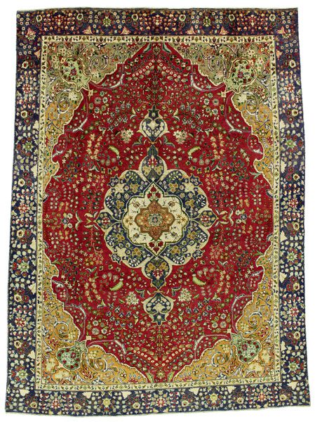 Kirman - Lavar Tapis Persan 370x270