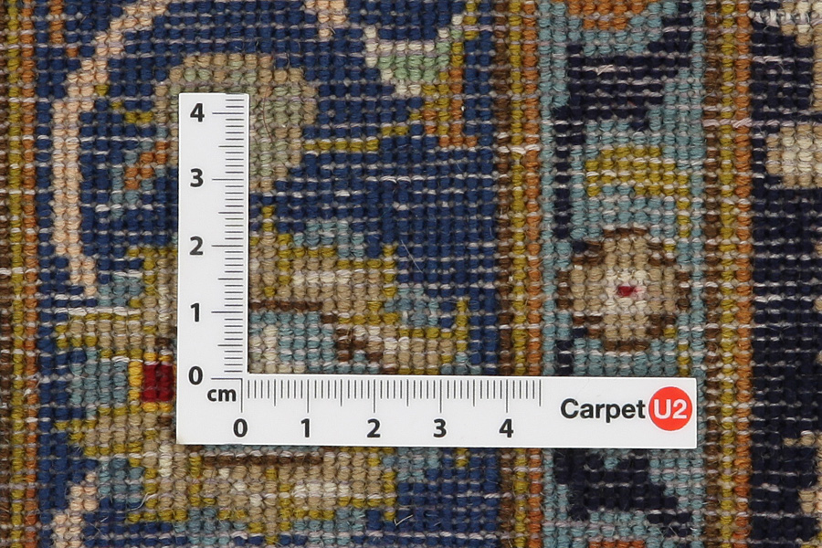 Kashan Tapis Persan 381x280 - Image 4