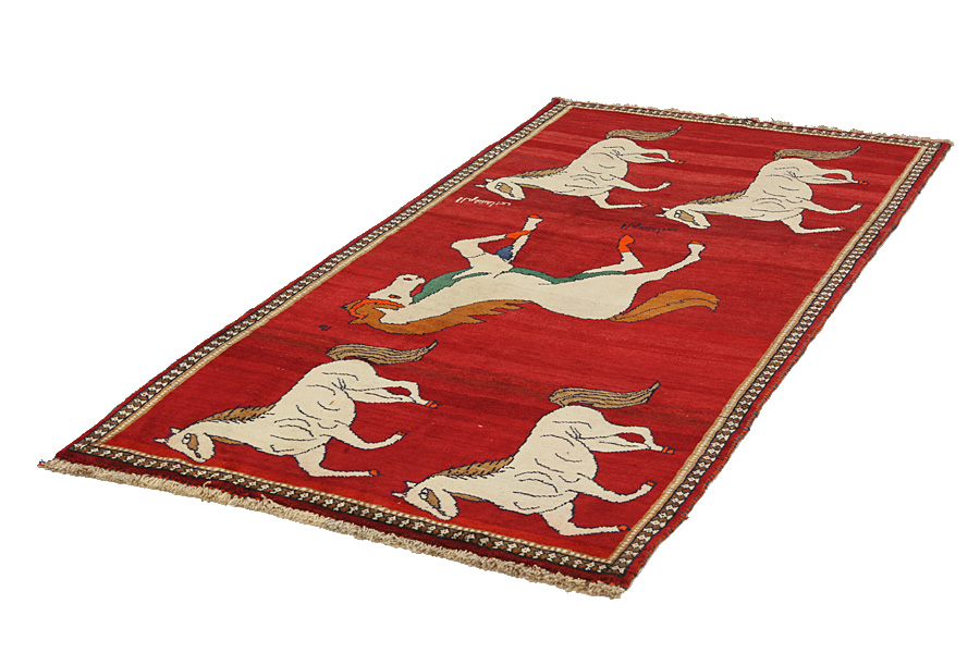 Gabbeh - Qashqai Tapis Persan 255x117 - Image 2