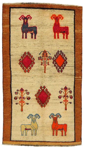 Gabbeh - Qashqai Tapis Persan 173x99