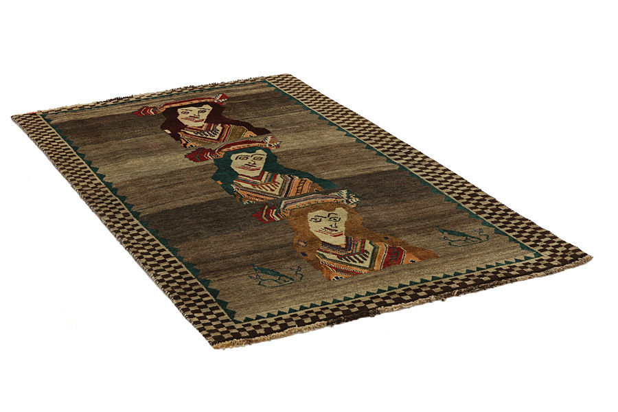 Gabbeh - Qashqai Perzisch Tapijt 212x123 - Afbeelding 1
