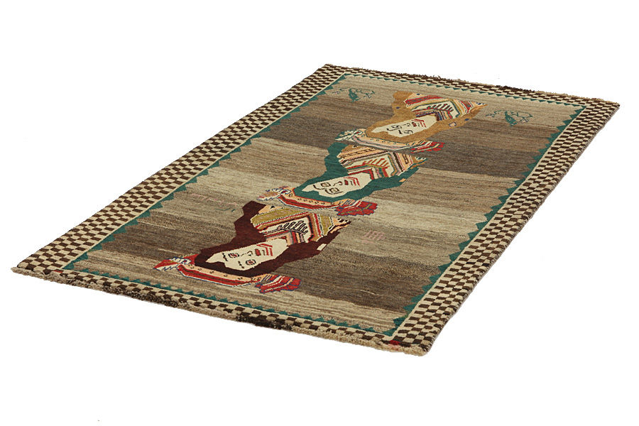 Gabbeh - Qashqai Perzisch Tapijt 212x123 - Afbeelding 2
