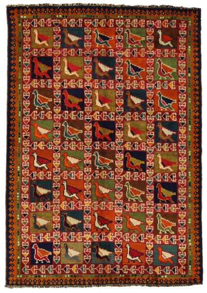 Gabbeh - Bakhtiari Perzisch Tapijt 155x108