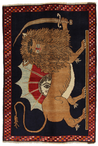Kashkooli - Gabbeh Tapis Persan 165x112
