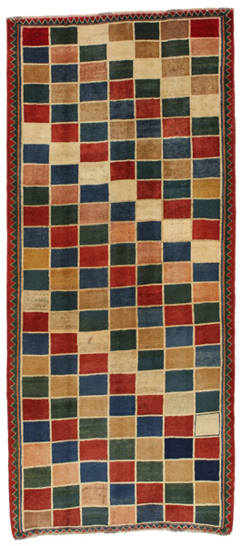 Gabbeh - Bakhtiar Tapis Persan 286x124