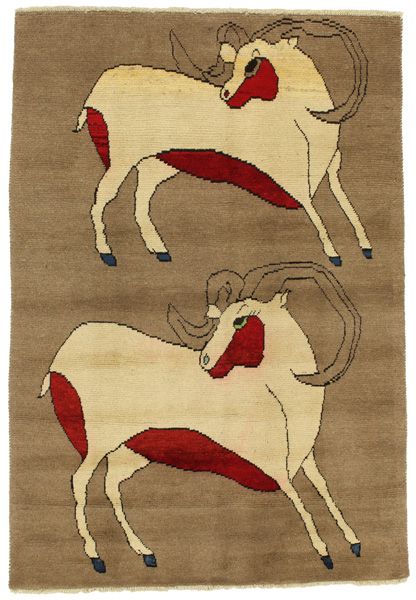 Gabbeh - Qashqai Tapis Persan 210x148