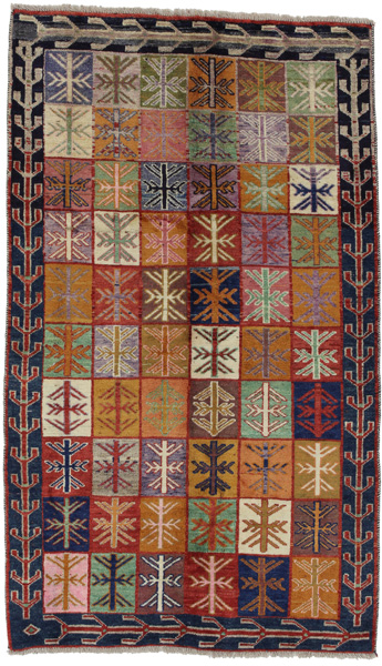 Gabbeh - Bakhtiari Perzisch Tapijt 212x126