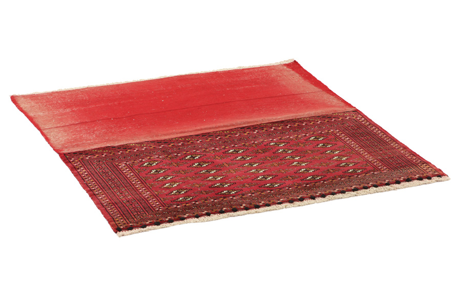 Yomut - Bokhara Perzisch Tapijt 132x120 - Afbeelding 1