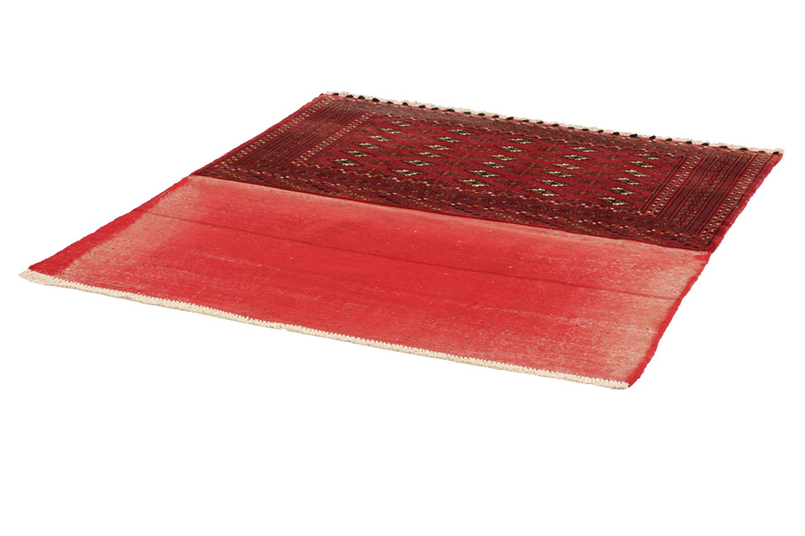 Yomut - Bokhara Perzisch Tapijt 132x120 - Afbeelding 2