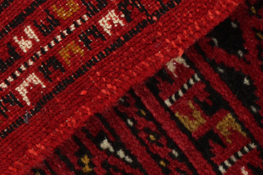 Yomut - Bokhara Perzisch Tapijt 132x120 - Afbeelding 4