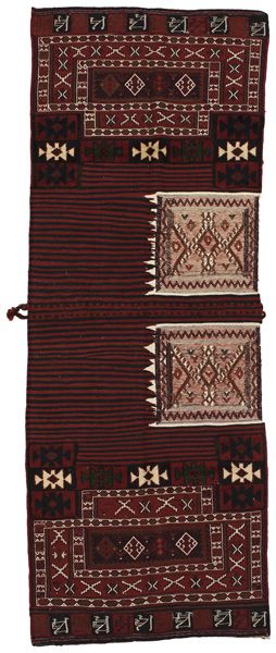 Turkaman - Saddle Bag Tapis Persan 295x110