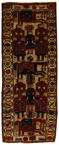 Bakhtiari - Qashqai Perzisch Tapijt 359x138