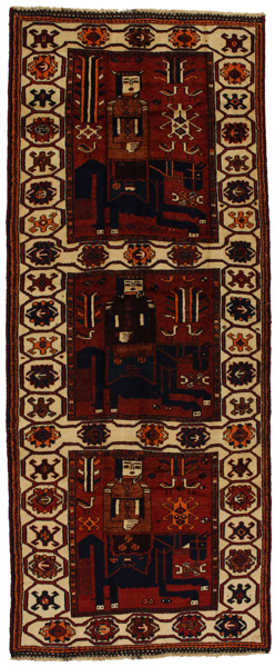 Bakhtiari - Qashqai Perzisch Tapijt 374x149