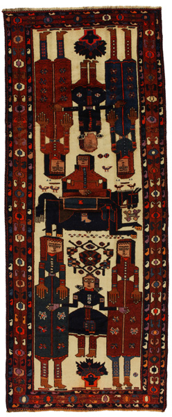 Bakhtiar - Qashqai Tapis Persan 384x152