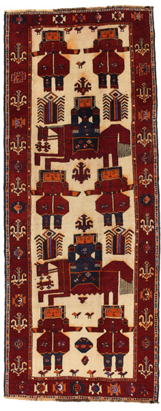 Bakhtiar - Qashqai Tapis Persan 380x149