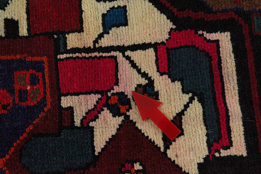 Nahavand - old Perzisch Tapijt 286x150 - Afbeelding 8