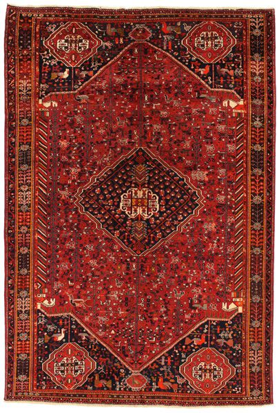 Qashqai - Shiraz Tapis Persan 295x198