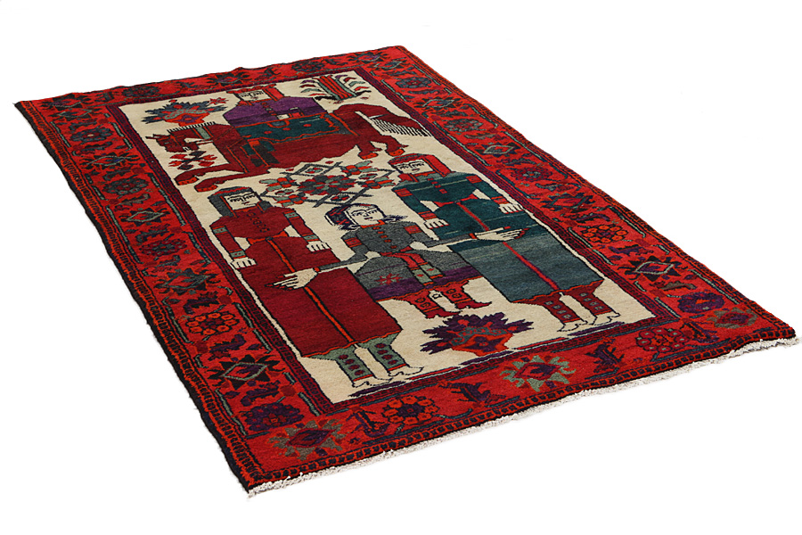 Bakhtiar - Qashqai Tapis Persan 220x130 - Image 1