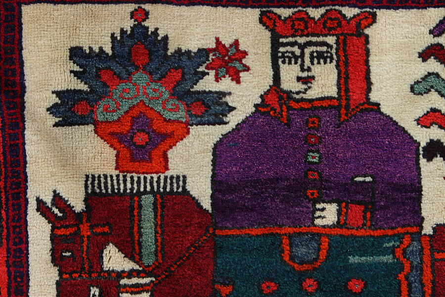 Bakhtiar - Qashqai Tapis Persan 220x130 - Image 5