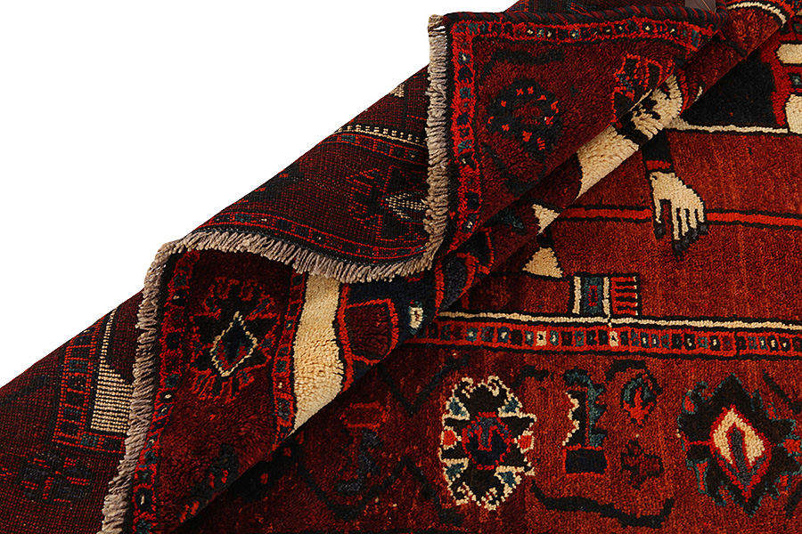 Bakhtiari - Qashqai Perzisch Tapijt 370x146 - Afbeelding 4