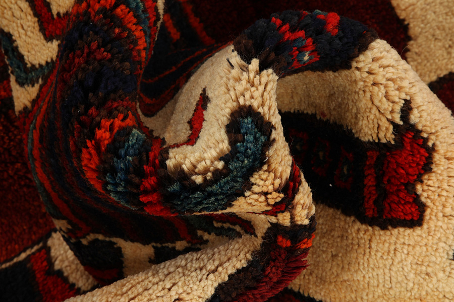 Bakhtiari - Qashqai Perzisch Tapijt 370x146 - Afbeelding 6