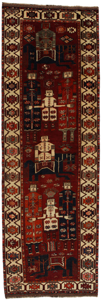 Bakhtiar - Qashqai Tapis Persan 415x137