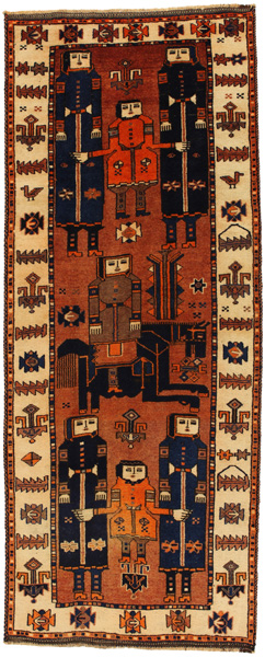 Bakhtiar - Qashqai Tapis Persan 351x140