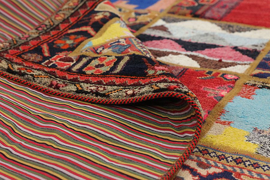 Patchwork Tapis Persan 205x144 - Image 3