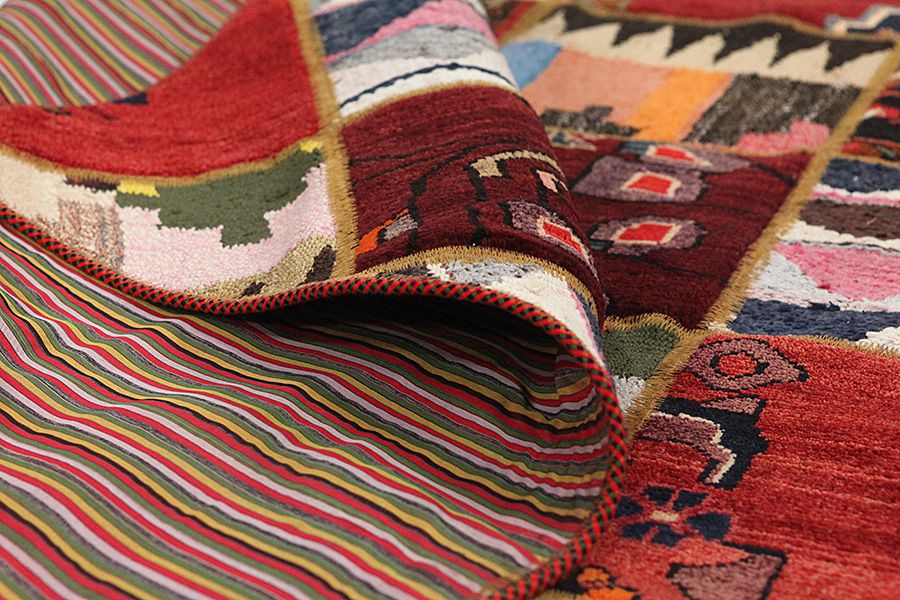 Patchwork Tapis Persan 216x148 - Image 3