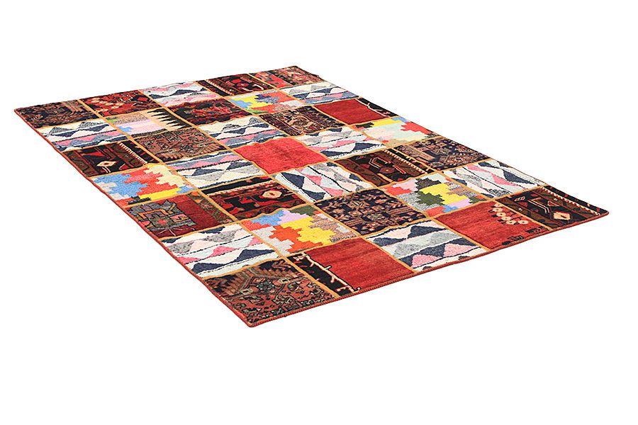 Patchwork Tapis Persan 212x152 - Image 1