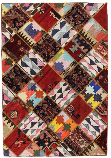 Patchwork Tapis Persan 216x148