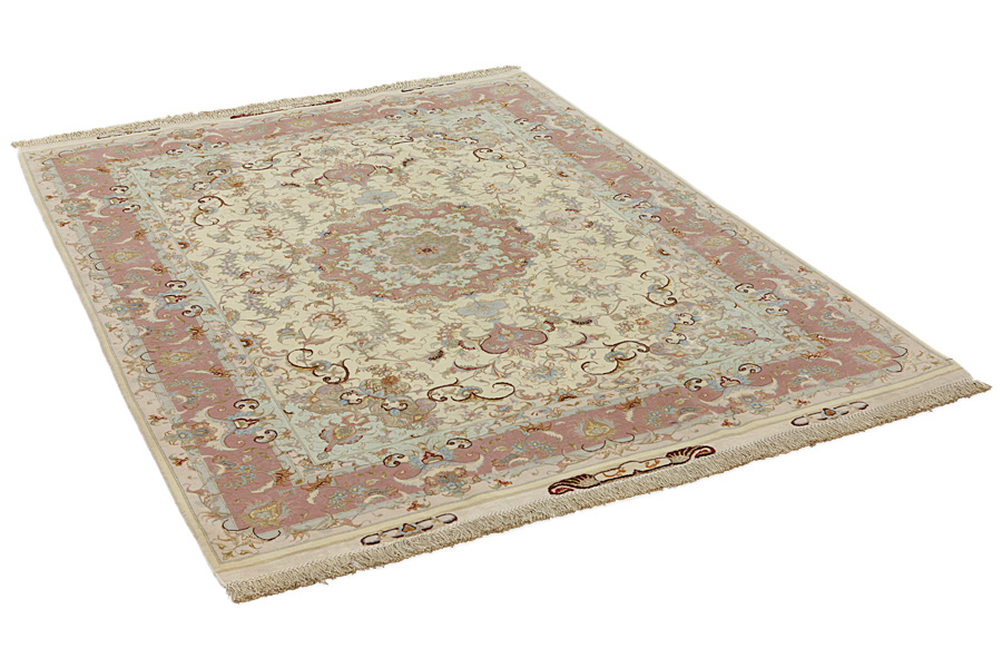 Tabriz Perzisch Tapijt 202x154 - Afbeelding 1